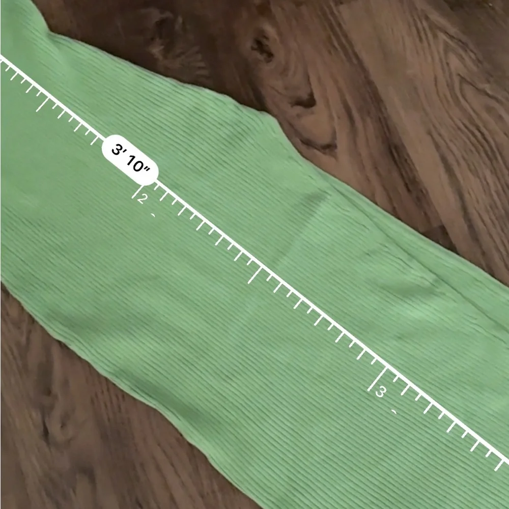 Lovers and friends Amelia ribbed midi dress green - Picture 5 of 7